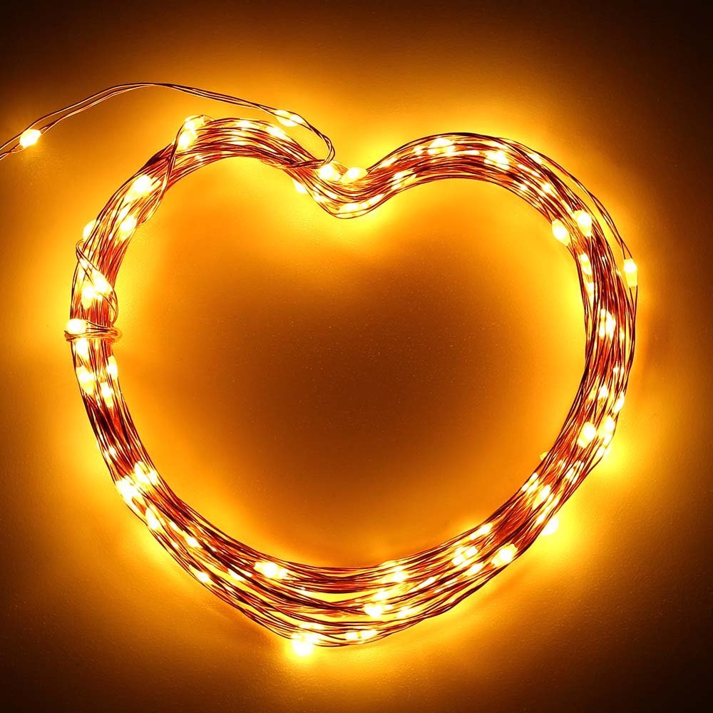 100 LED Copper Wire Waterproof 8 Modes Fairy Holiday Lighting Solar String Lights Outdoor