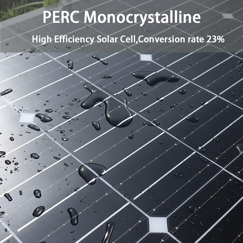 Monocrystalline 16V 500W Flexible Solar Panels Outdoor Charger Portable Panel Kit Generator
